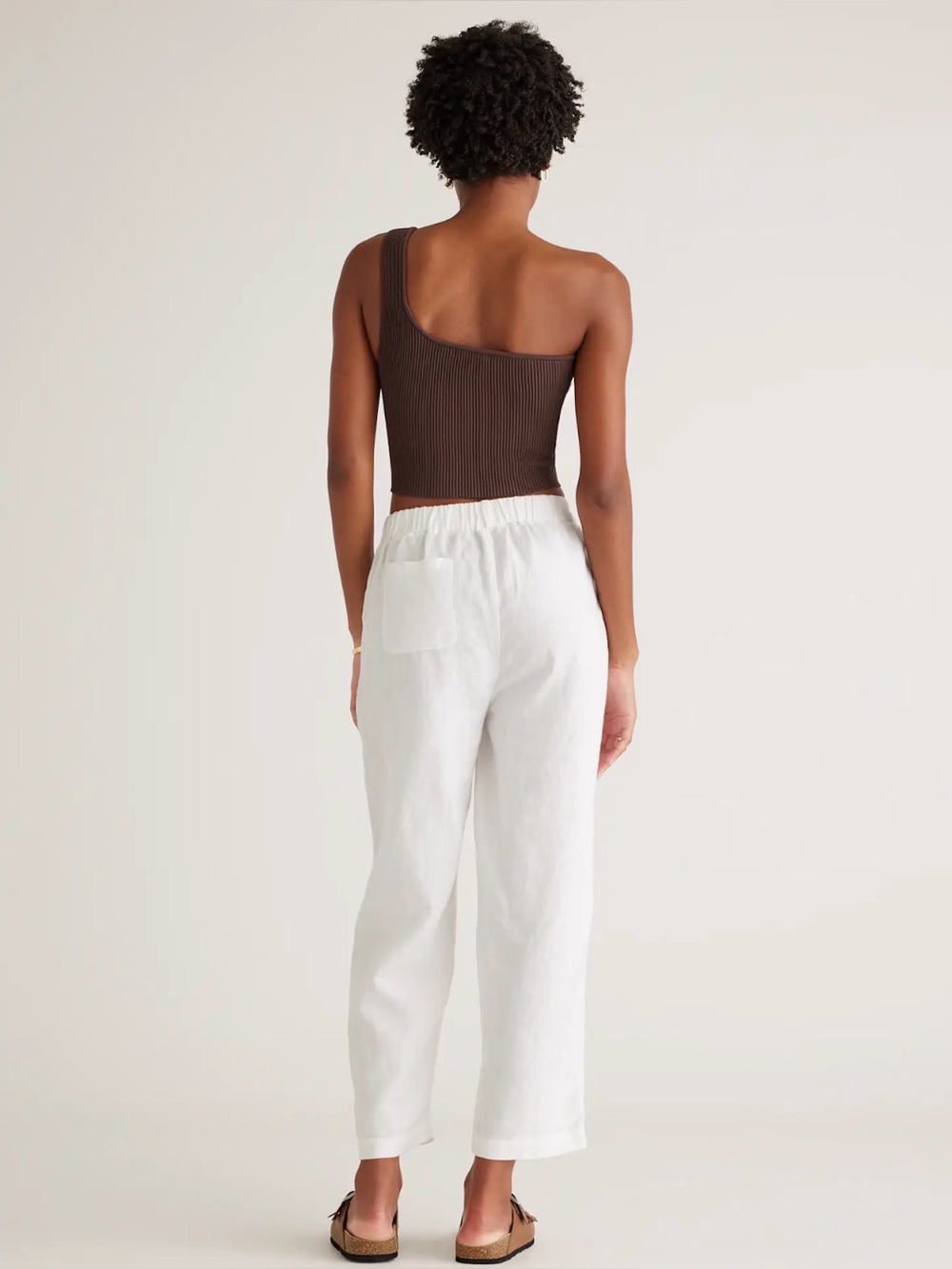 NWT Quince European Linen Pants Size L - Picture 5 of 9